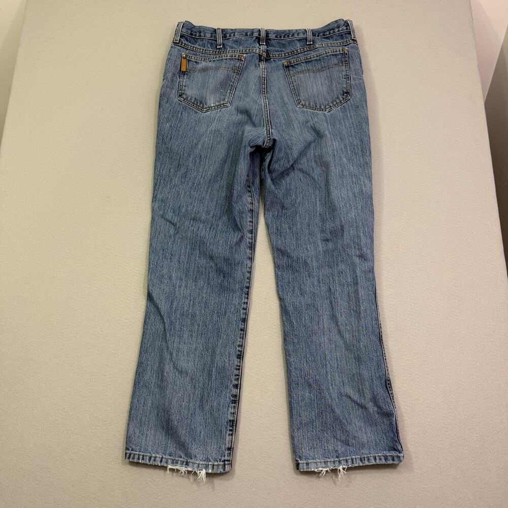 Cinch Bronze Label High Rise Slim Fit Tapered Leg Jeans Men's 38x32 Distressed - Picture 9 of 13